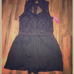 Grey romper NEW without tags